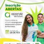 Alô jovem, se liga na novidade! Estão abertas as inscrições para o Programa Aprendiz do Futuro