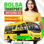Prefeitura prorroga prazo de inscrições para o programa Bolsa Transporte 2026
