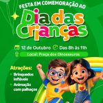 Prefeitura de Morrinhos realizará Especial Dia das Crianças na Praça dos Dinossauros