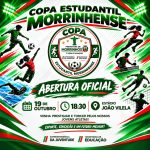 Prefeitura de Morrinhos realizará abertura oficial da Copa Estudantil Morrinhense nesta segunda-feira 